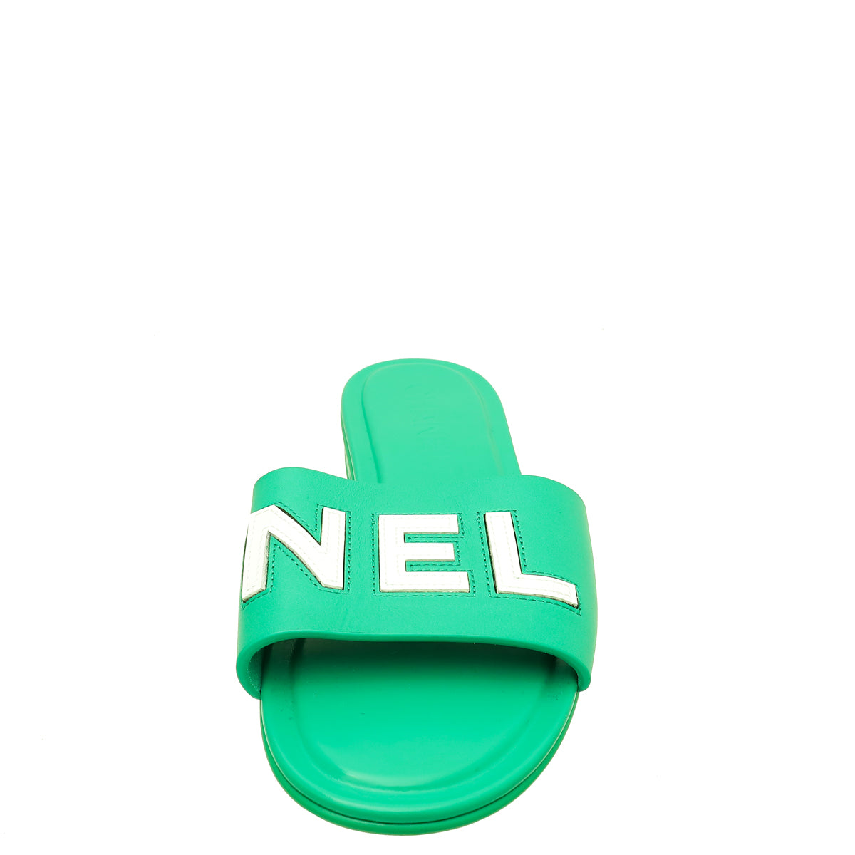 Chanel Bicolor Logo Slide Mules 39-Chanel-THE CLOSET