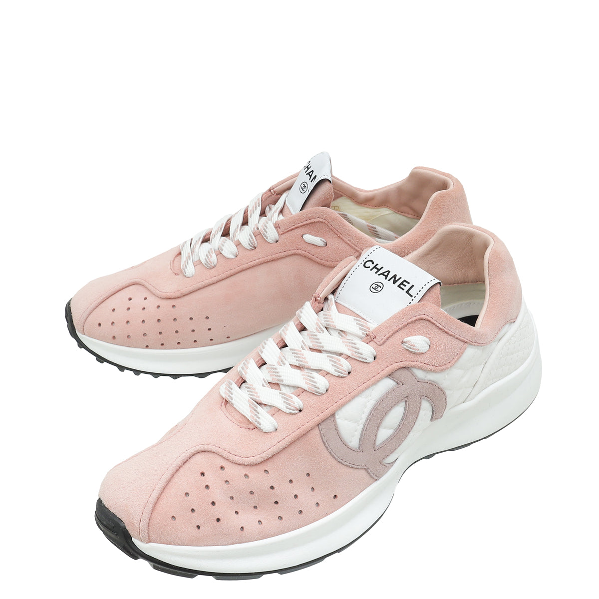 Chanel Bicolor CC Trainer Sneakers 39-Chanel-THE CLOSET