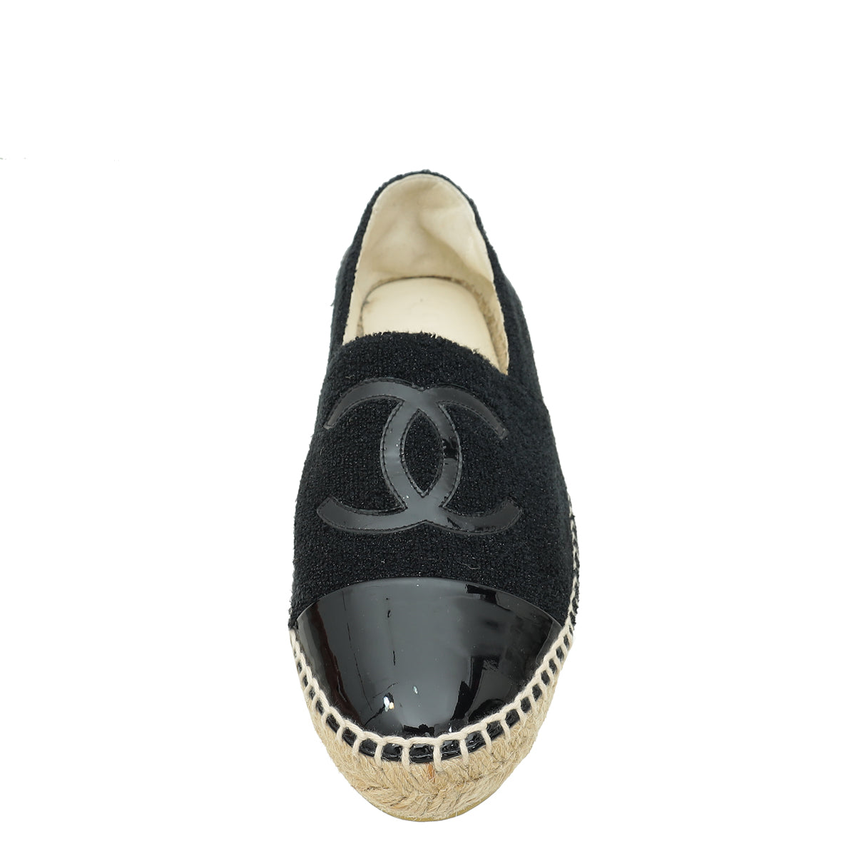Chanel CC Boucle & Patent Espadrille 39-Chanel-THE CLOSET