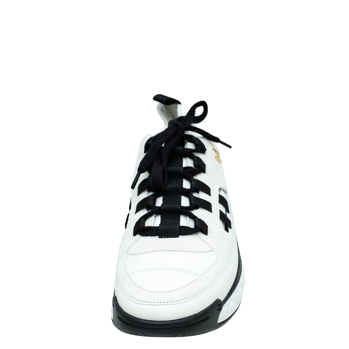 Chanel Bicolor CC Lace Up Sneakers 42-Chanel-THE CLOSET