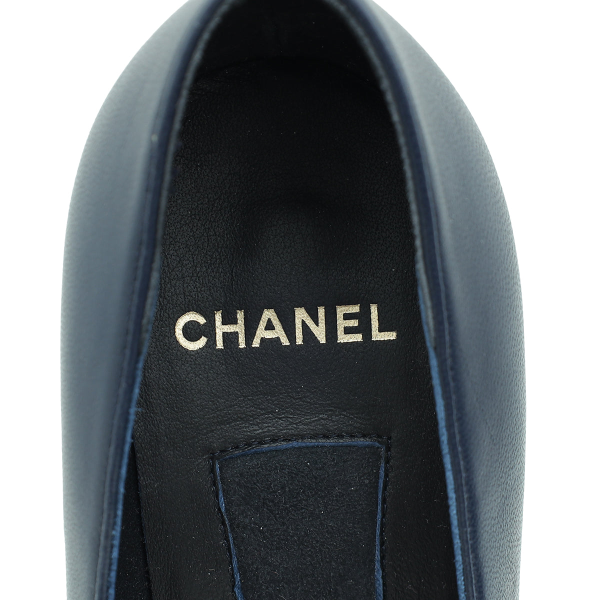 Chanel Bicolor CC Signature Metal and Pearl on Heel Pumps 35