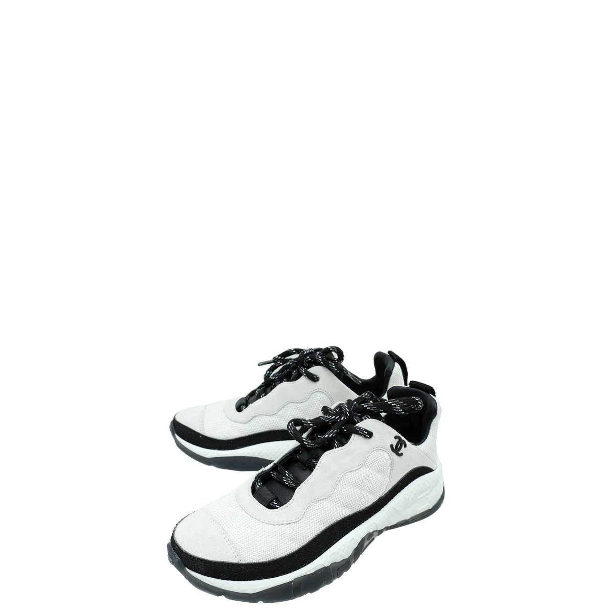 Chanel Bicolor CC Trainer Sneaker 36.5-Chanel-THE CLOSET