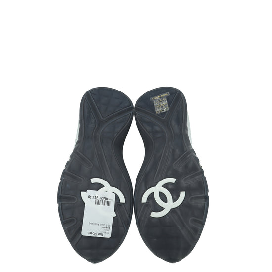 Chanel Bicolor CC Trainer Sneaker 36.5