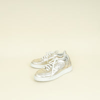 Chanel Metallic Gold CC Trainer Sneaker 36.5