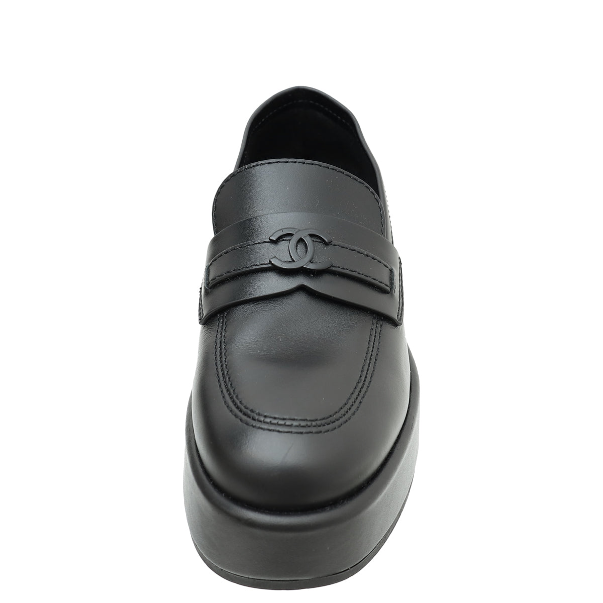 Chanel Black CC Platform Loafers 36-Chanel-THE CLOSET