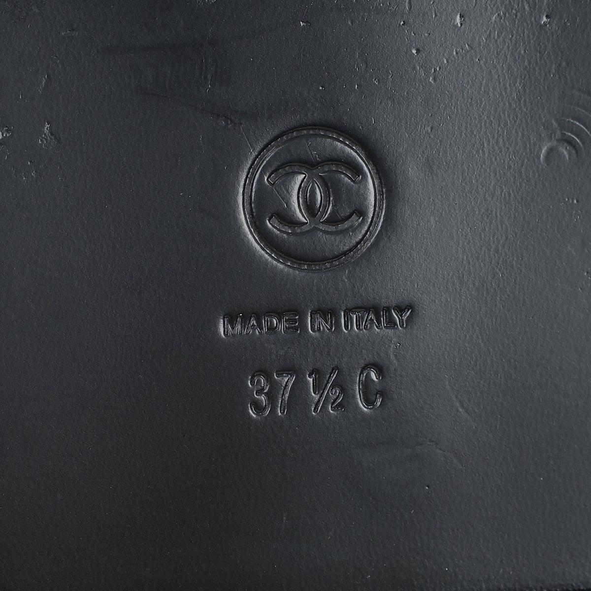 Chanel Black CC Quilted Dad Sandal 37.5