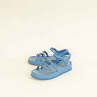Chanel Blue CC Charm Chain Sandal 37