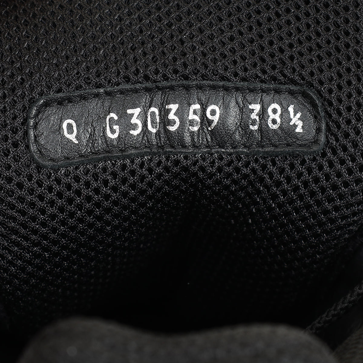 Chanel Black CC Mesh High Top Sneaker 38.5