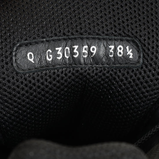 Chanel Black CC Mesh High Top Sneaker 38.5