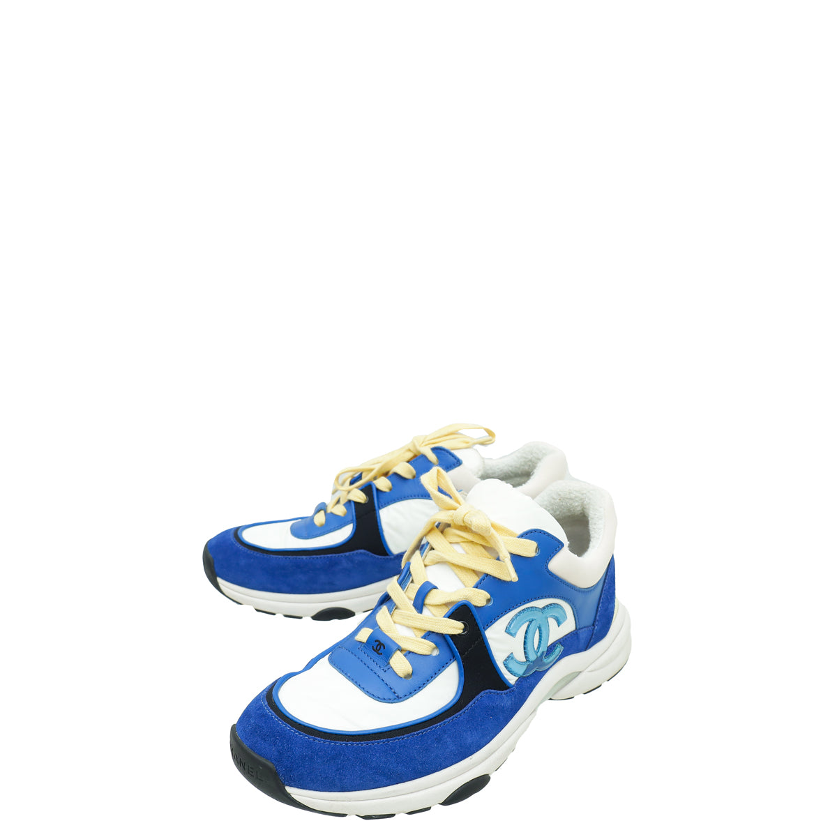 Chanel Bicolor CC Trainer Sneaker 38-Chanel-THE CLOSET