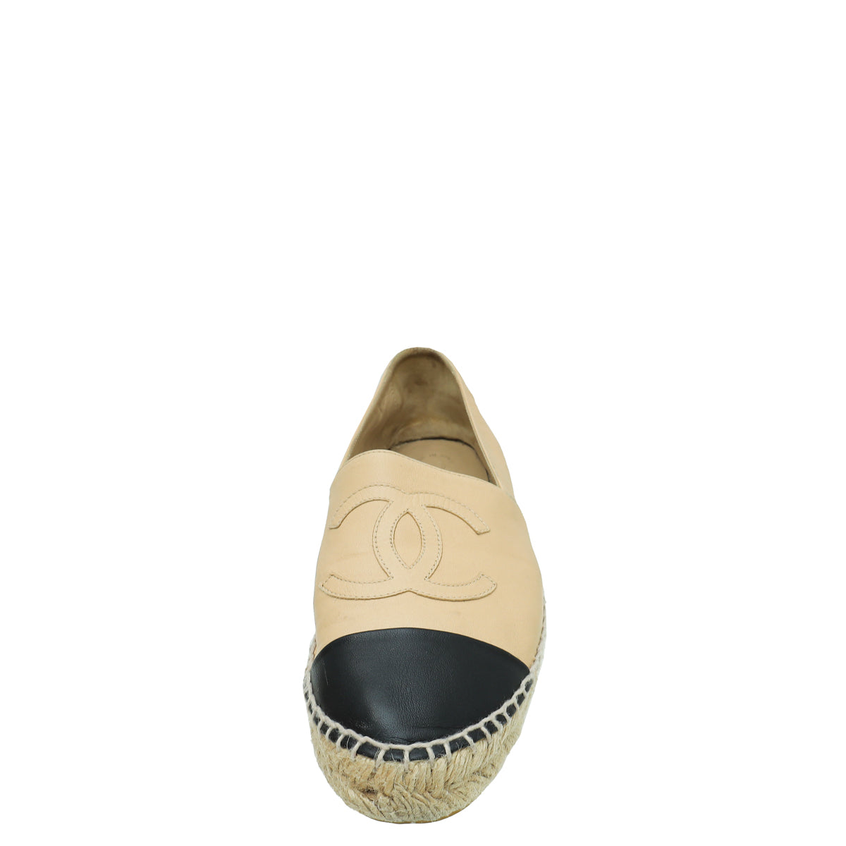 Chanel Bicolor CC Cap Toe Espadrille 38-Chanel-THE CLOSET