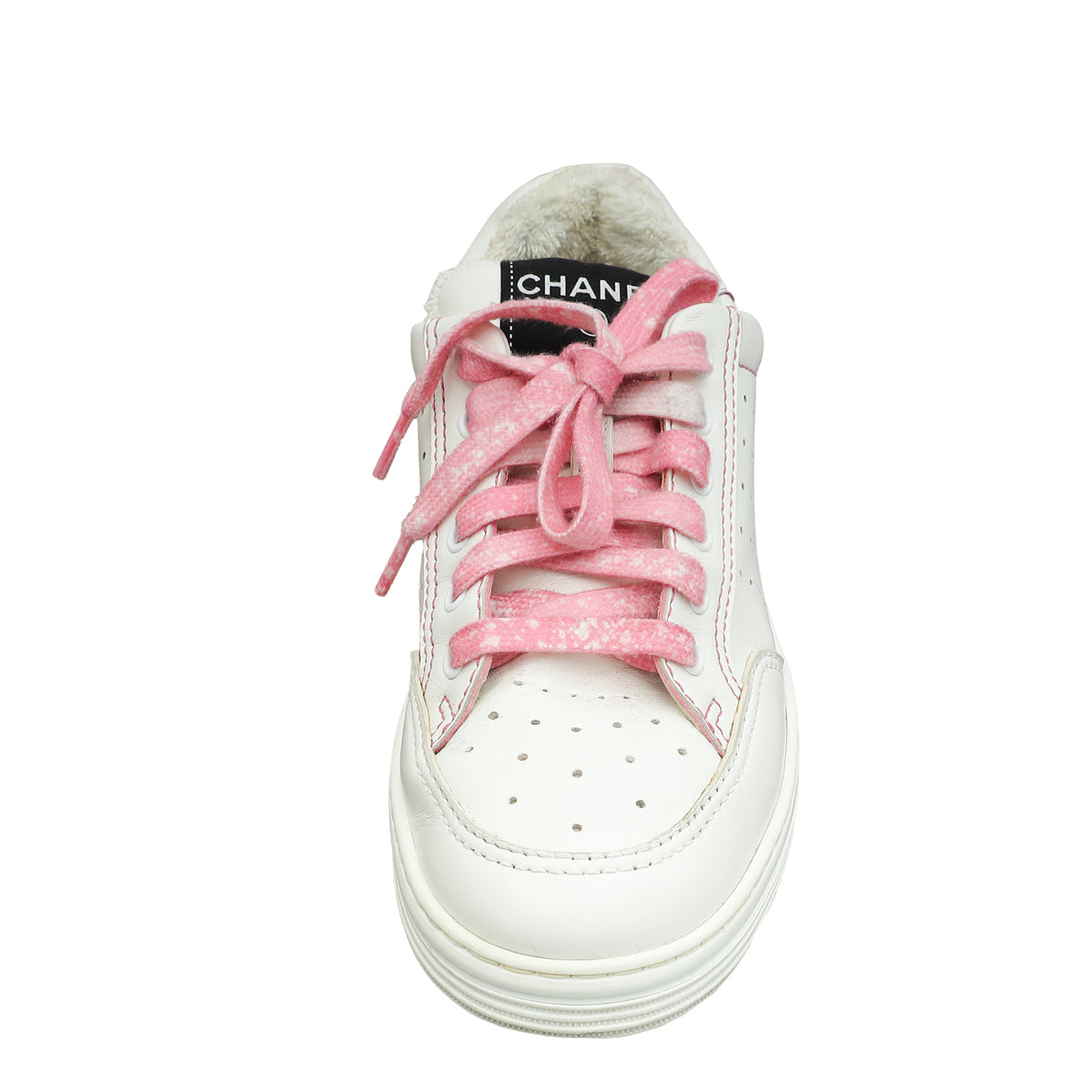 Chanel Bicolor Logo Terry Cloth Sneakers 38-Chanel-THE CLOSET