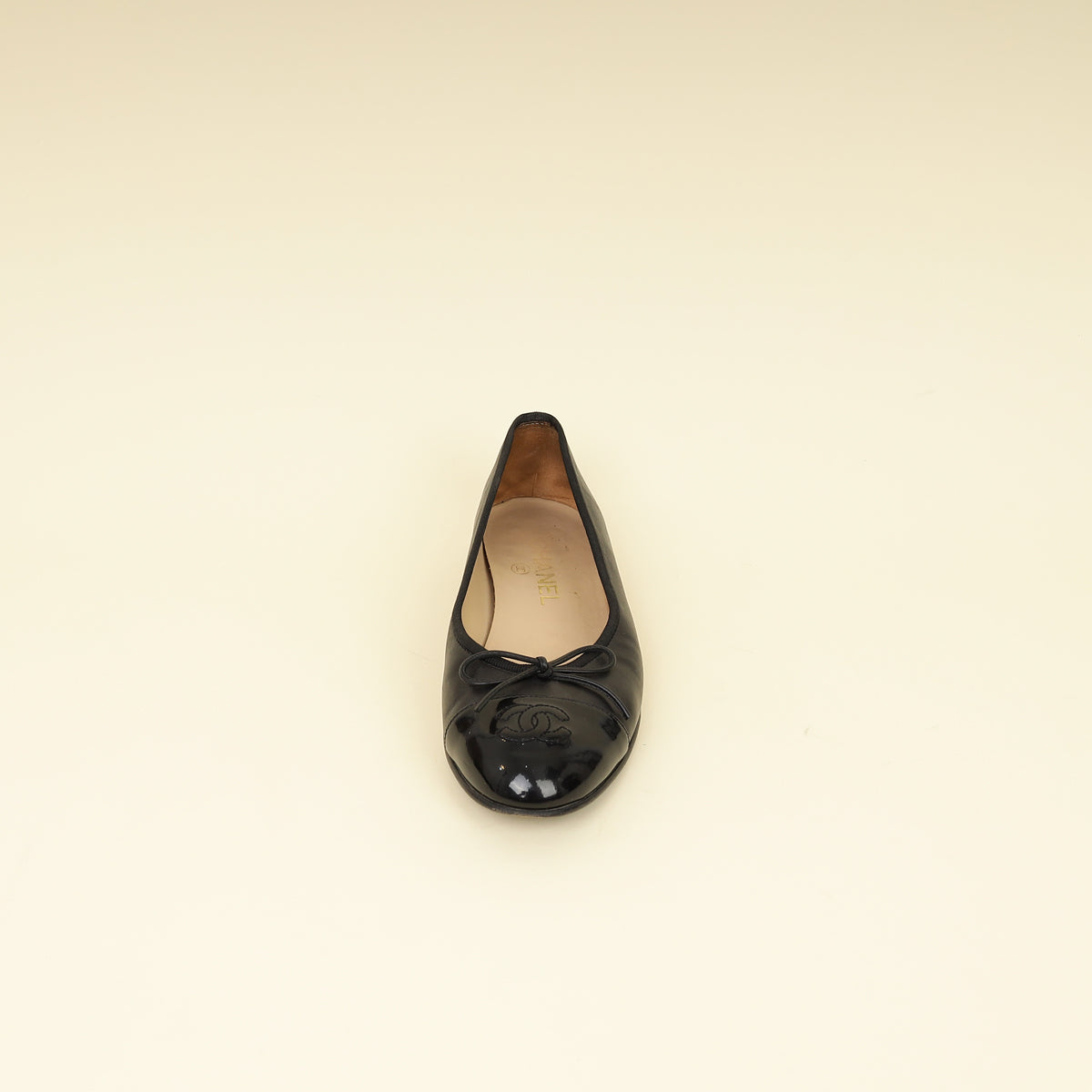 Chanel Black CC Ballet Flats 38-Chanel-THE CLOSET