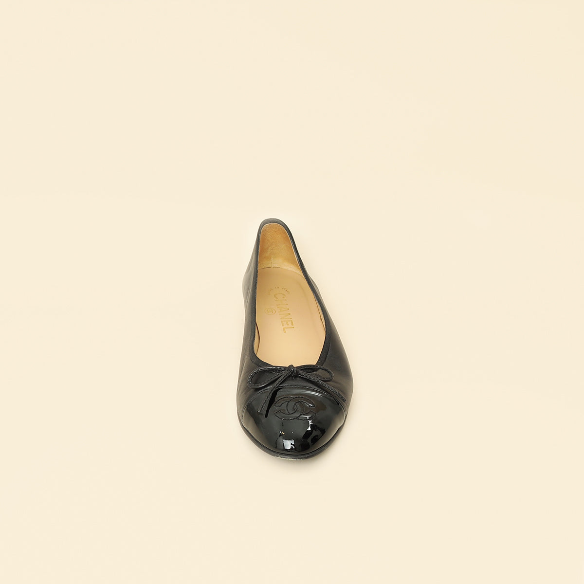 Chanel Black CC Ballet Flats 38-Chanel-THE CLOSET