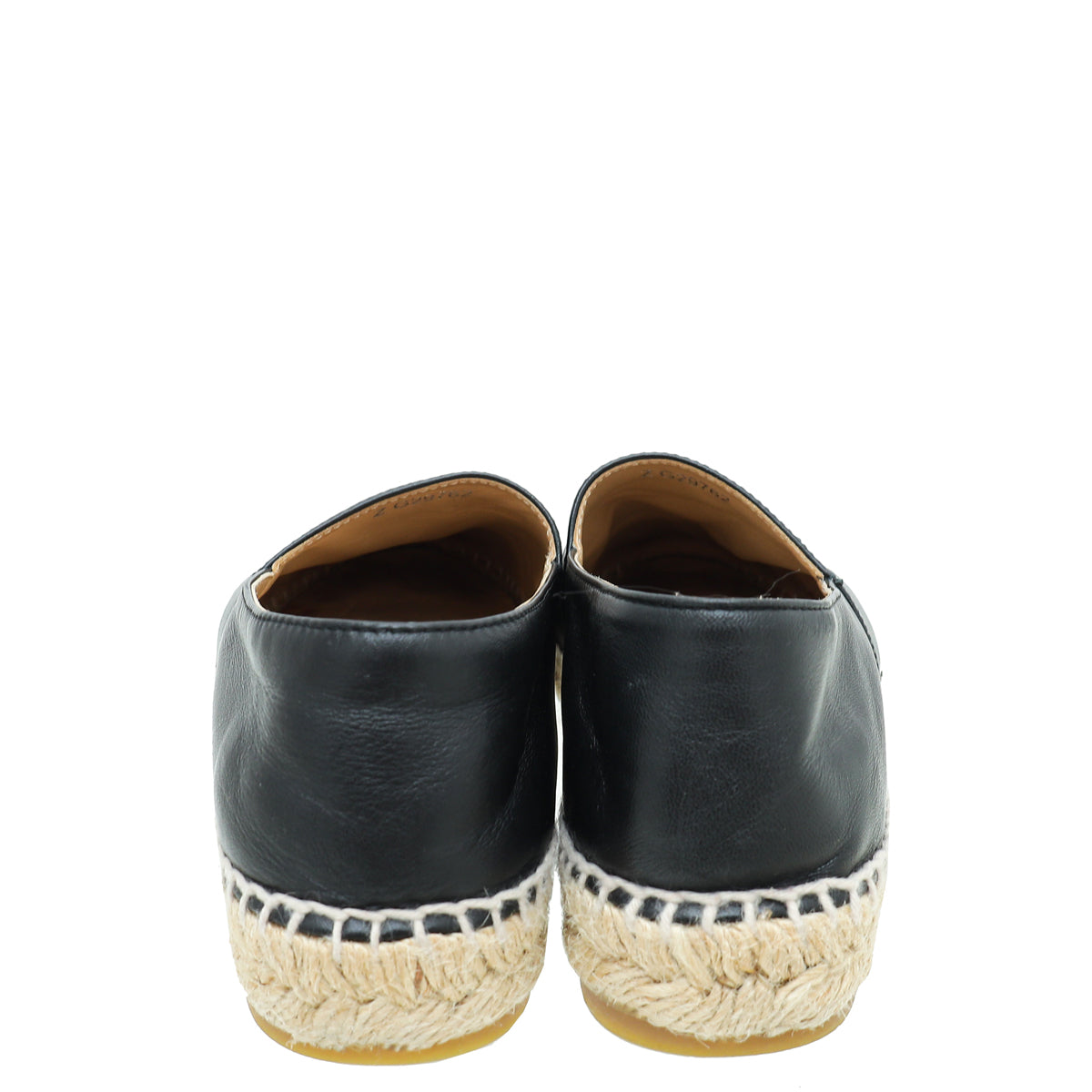 Chanel Black CC Espadrille 38