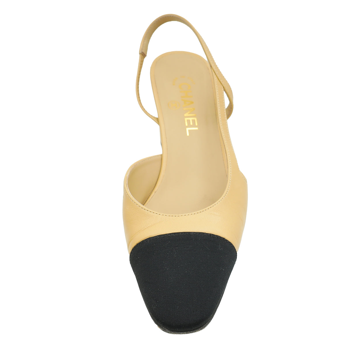 Chanel Bicolor CC Cap Toe Slingback 39.5-Chanel-THE CLOSET
