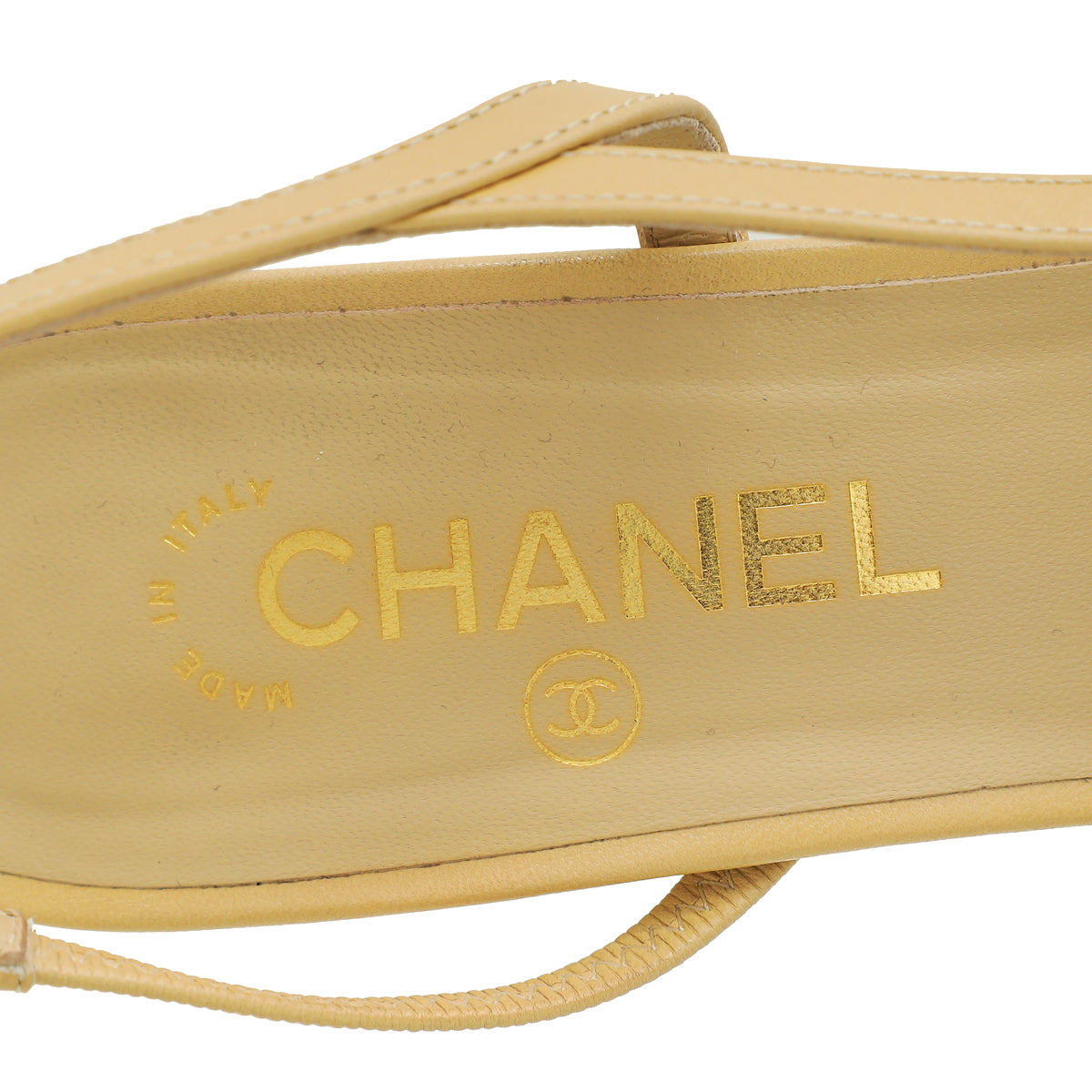 Chanel Bicolor CC Cap Toe Slingback 39.5