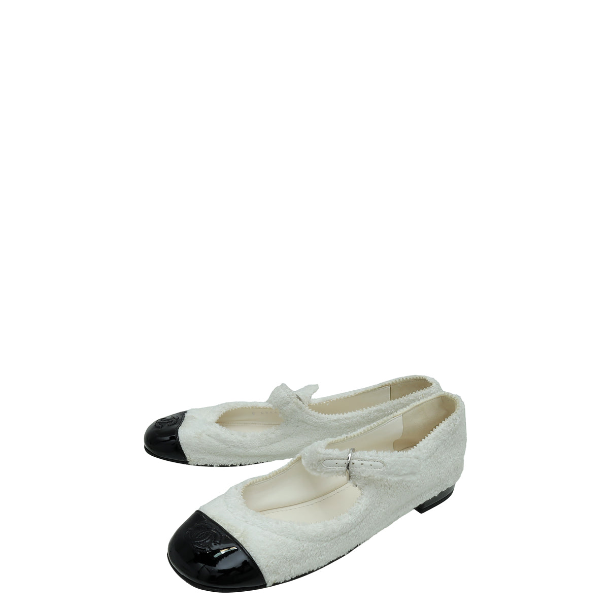 Chanel Bicolor CC Cao Towl Mary Jane Ballerina 39-Chanel-THE CLOSET