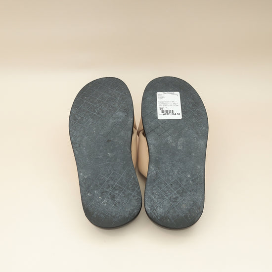 Chanel Bicolor Fabric CC Mules Sandals 39-Chanel-THE CLOSET