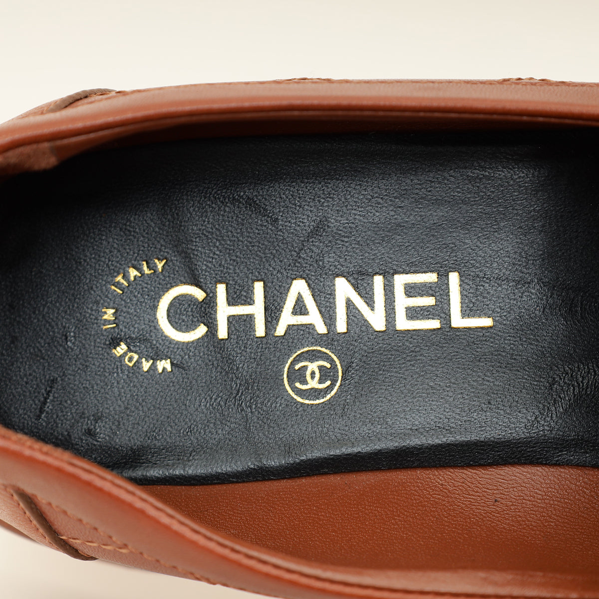 Chanel Brown CC Quilted Loafer 40-Chanel-THE CLOSET