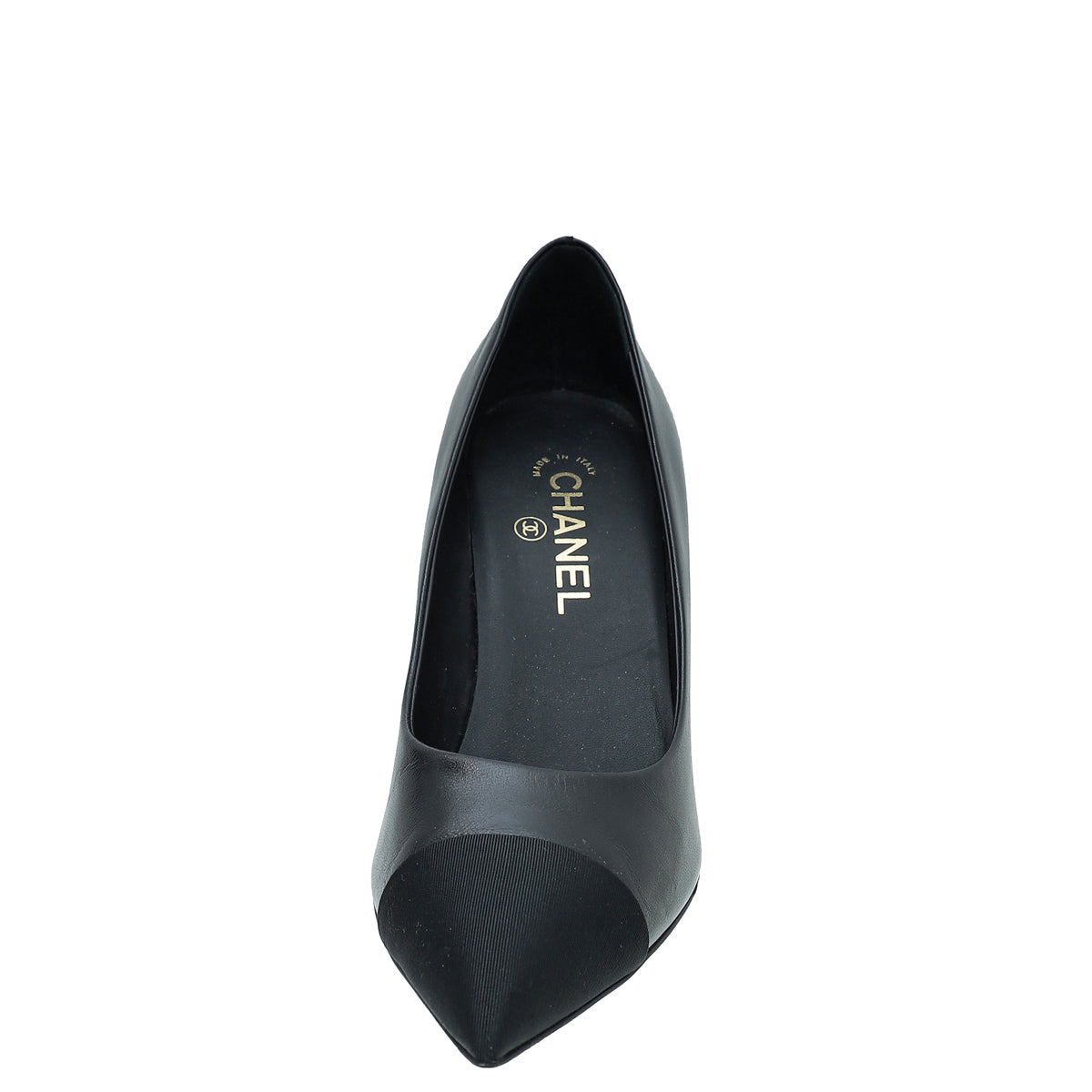 Chanel Black CC Pearl Pump 40-Chanel-THE CLOSET