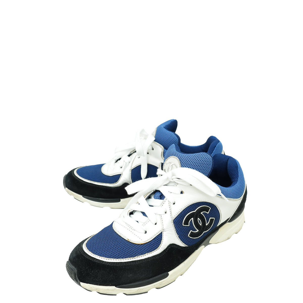 Chanel Multicolo CC Suede Mesh Sneakers 40-Chanel-THE CLOSET