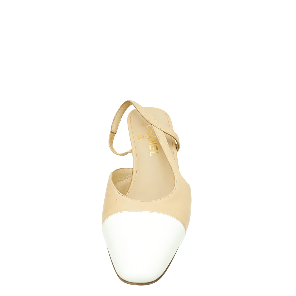 Chanel Bicolor CC Cap Toe Slingback 40-Chanel-THE CLOSET