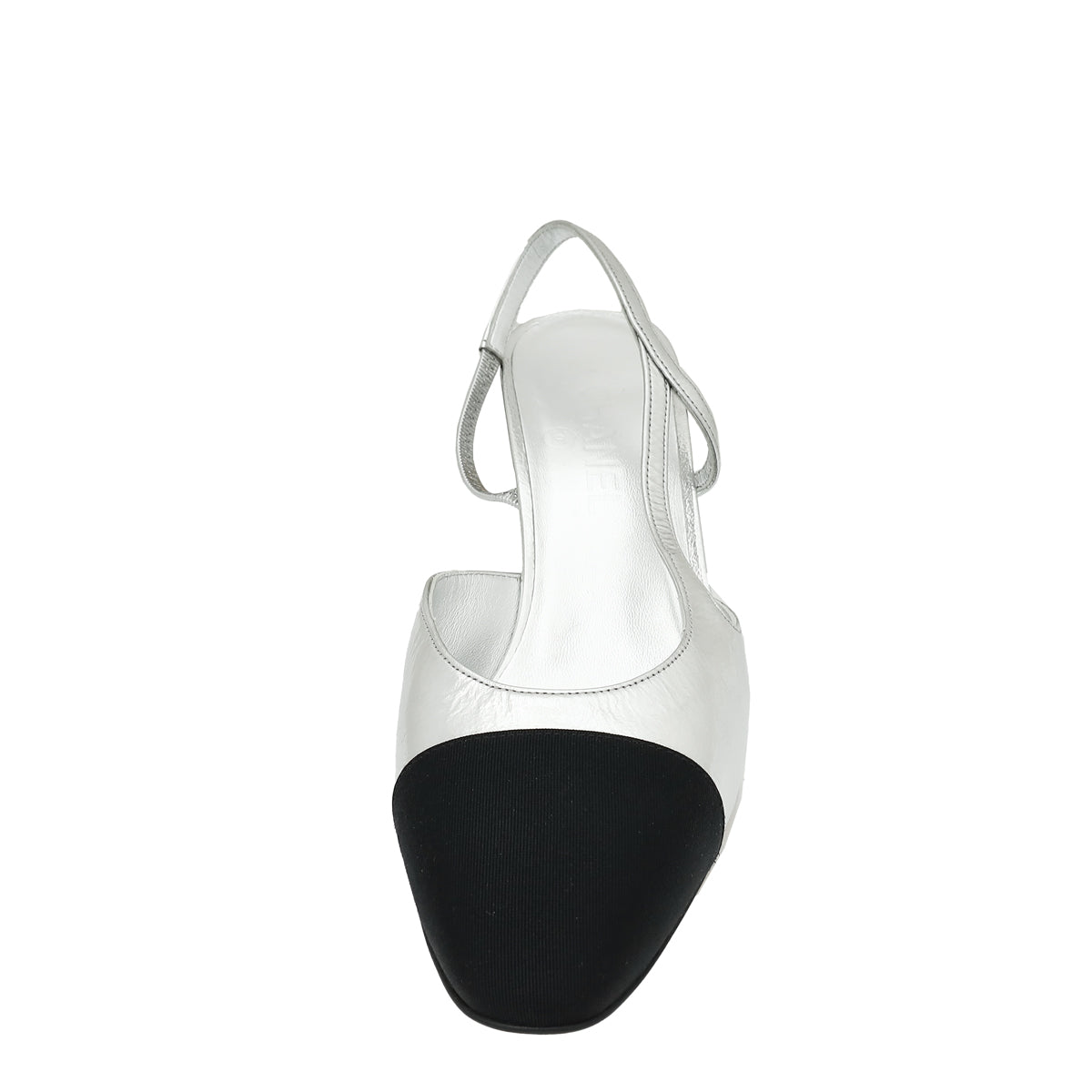 Chanel Bicolor CC Cap Toe Slingback Pump 41.5-Chanel-THE CLOSET