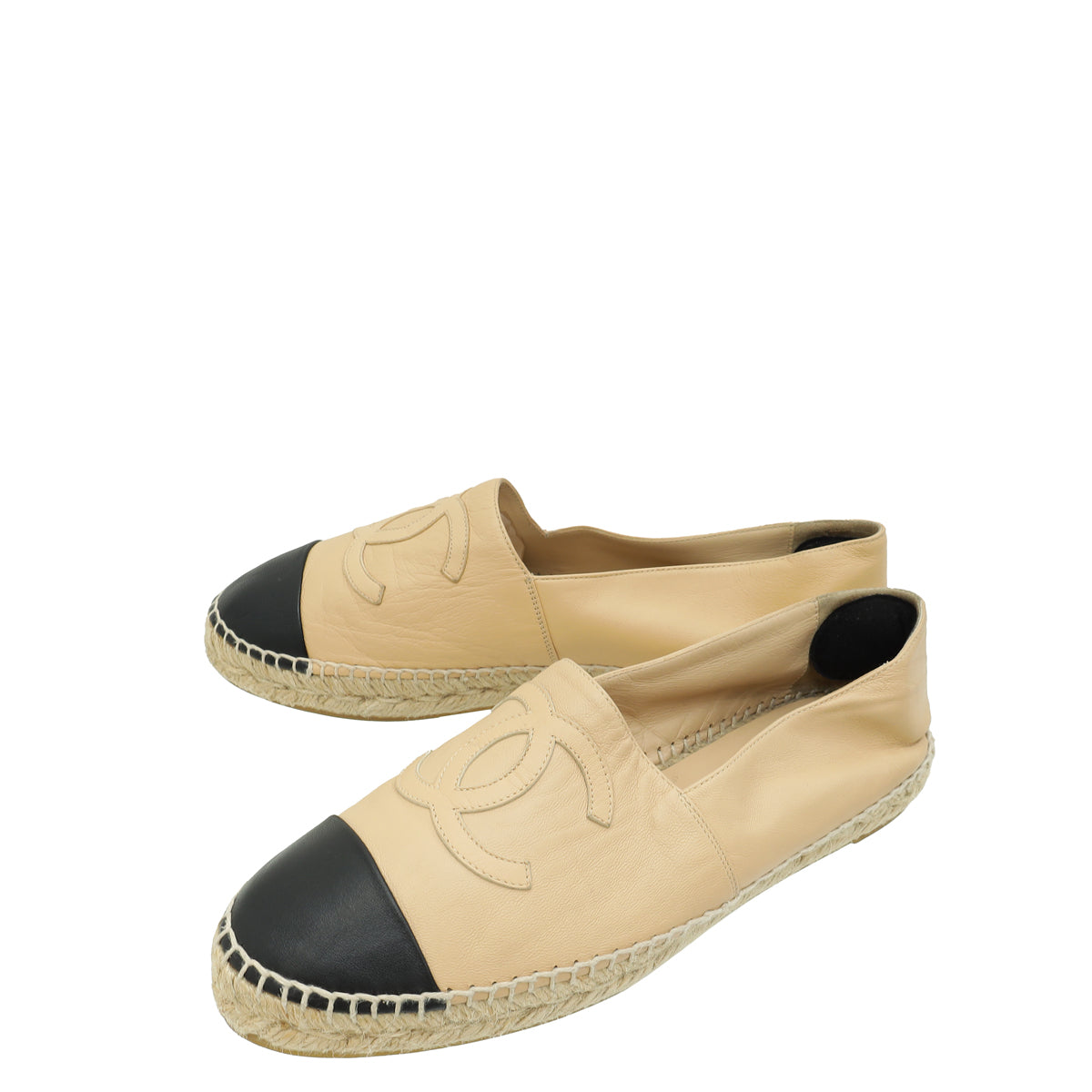 Chanel Bicolor CC Cap Toe Espadrille 41-Chanel-THE CLOSET