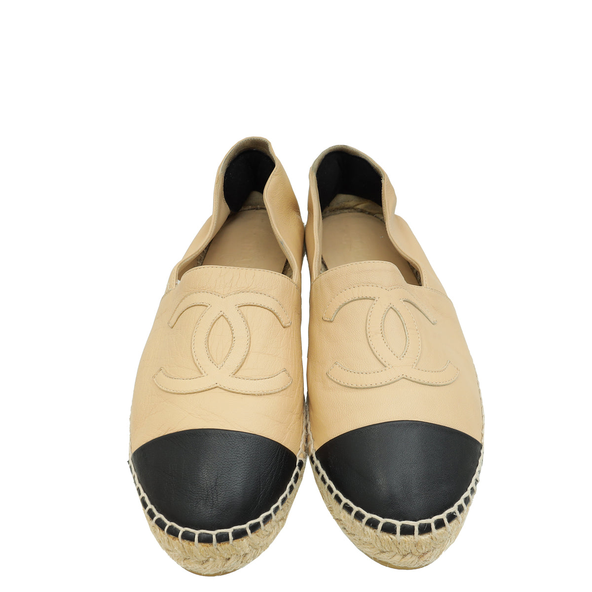 Chanel Bicolor CC Cap Toe Espadrille 41-Chanel-THE CLOSET