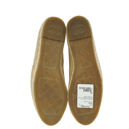 Chanel Bicolor CC Cap Toe Espadrille 41-Chanel-THE CLOSET