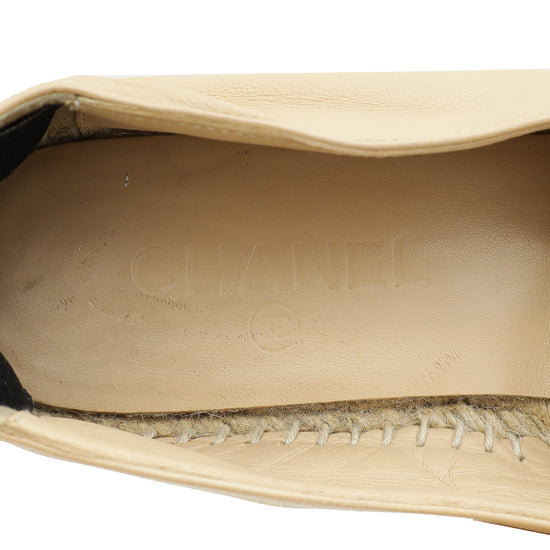 Chanel Bicolor CC Cap Toe Espadrille 41-Chanel-THE CLOSET