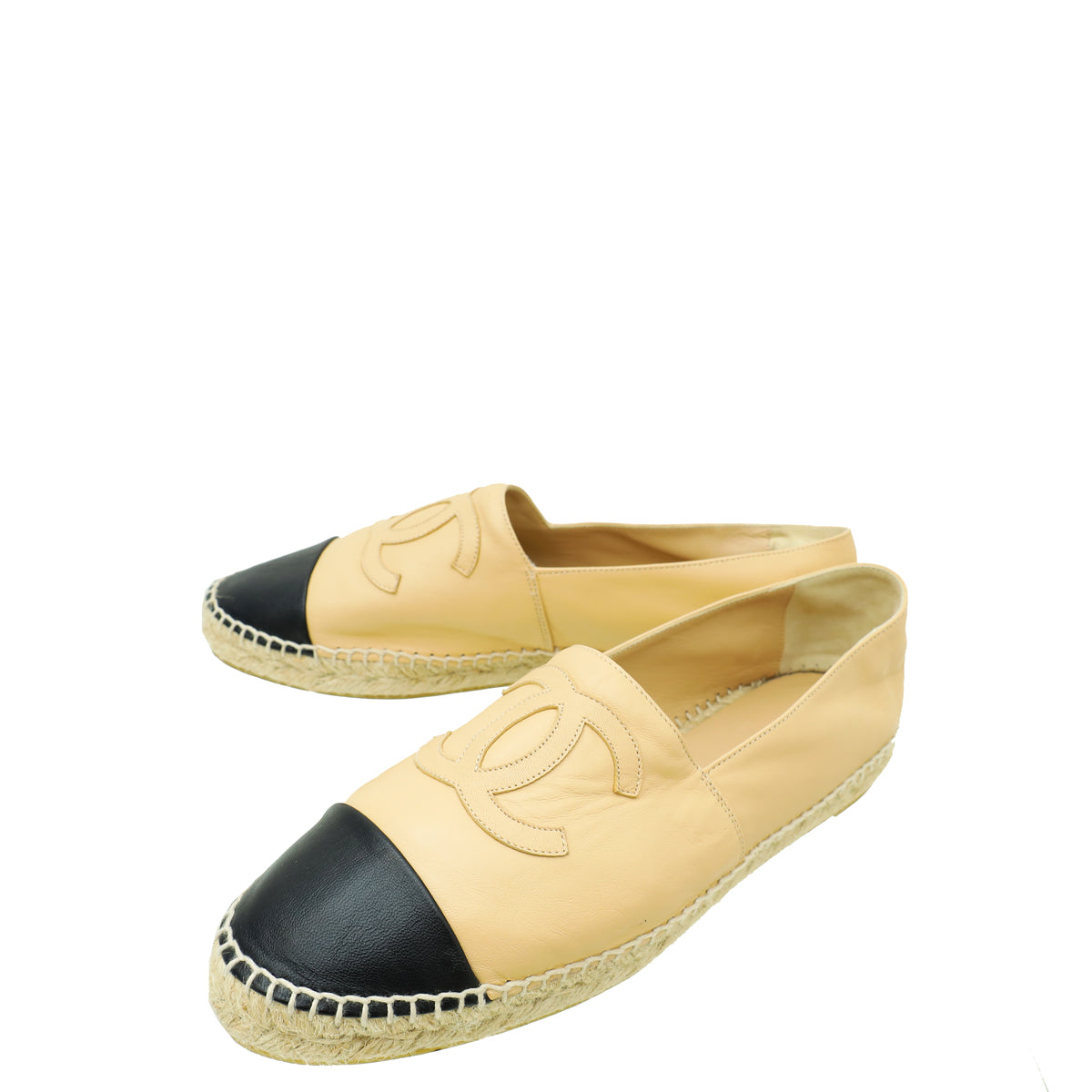 Chanel Bicolor CC Cap Toe Espadrille 42-Chanel-THE CLOSET