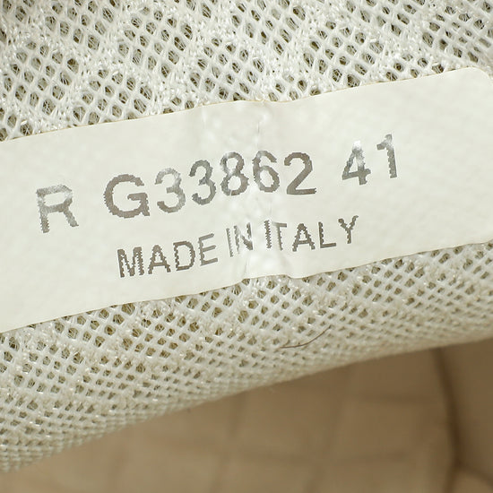 Chanel White PVC Lace Up Sneakers 41-Chanel-THE CLOSET