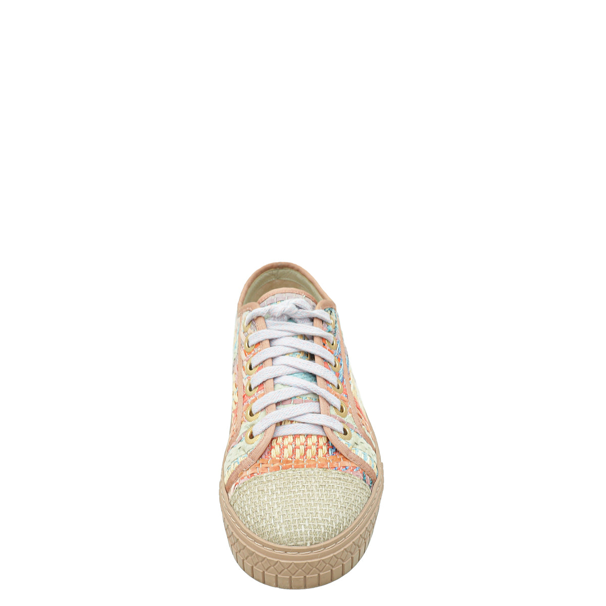 Chanel Multicolor Tweed Low Top Sneakers 36-Chanel-THE CLOSET