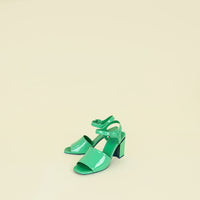 Chanel Green CC Sandal 36.5