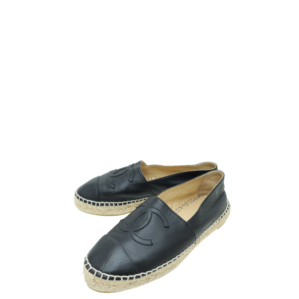 Chanel Black CC Espadrille 36-Chanel-THE CLOSET