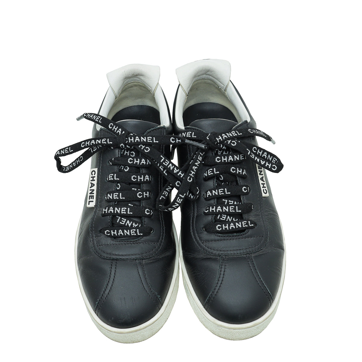 Chanel Black CC Sneaker 37.5