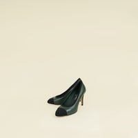 Chanel Bicolor CC Cap Toe Pumps 37.5