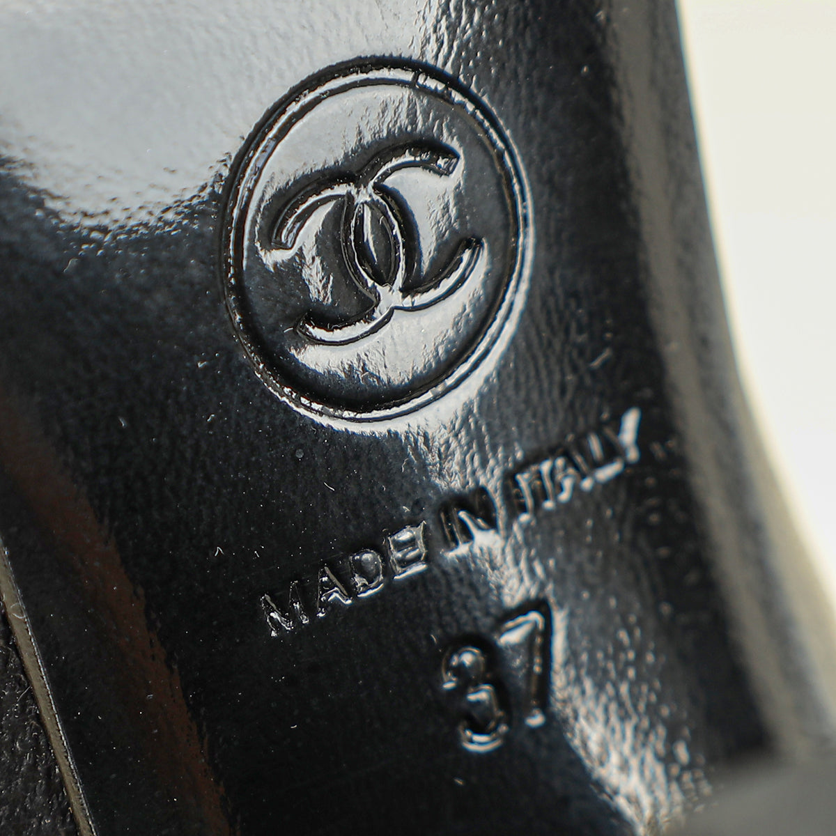 Chanel Black CC Ankle Boots 37