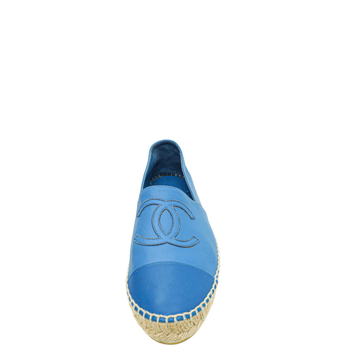 Chanel Blue CC Espadrille 37-Chanel-THE CLOSET
