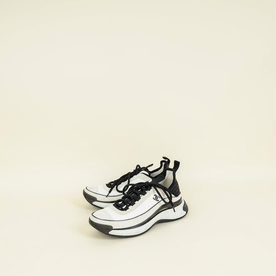 Chanel Bicolor CC Trainer Sneaker 38.5
