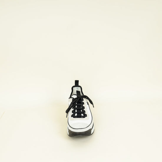 Chanel Bicolor CC Trainer Sneaker 38.5