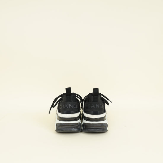 Chanel Bicolor CC Trainer Sneaker 38.5