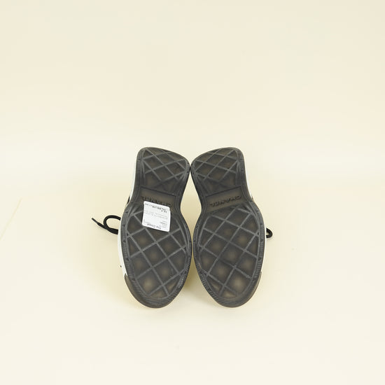 Chanel Bicolor CC Trainer Sneaker 38.5