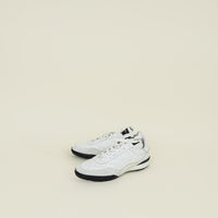 Chanel White Quilted Low Top Sneakers 38.5