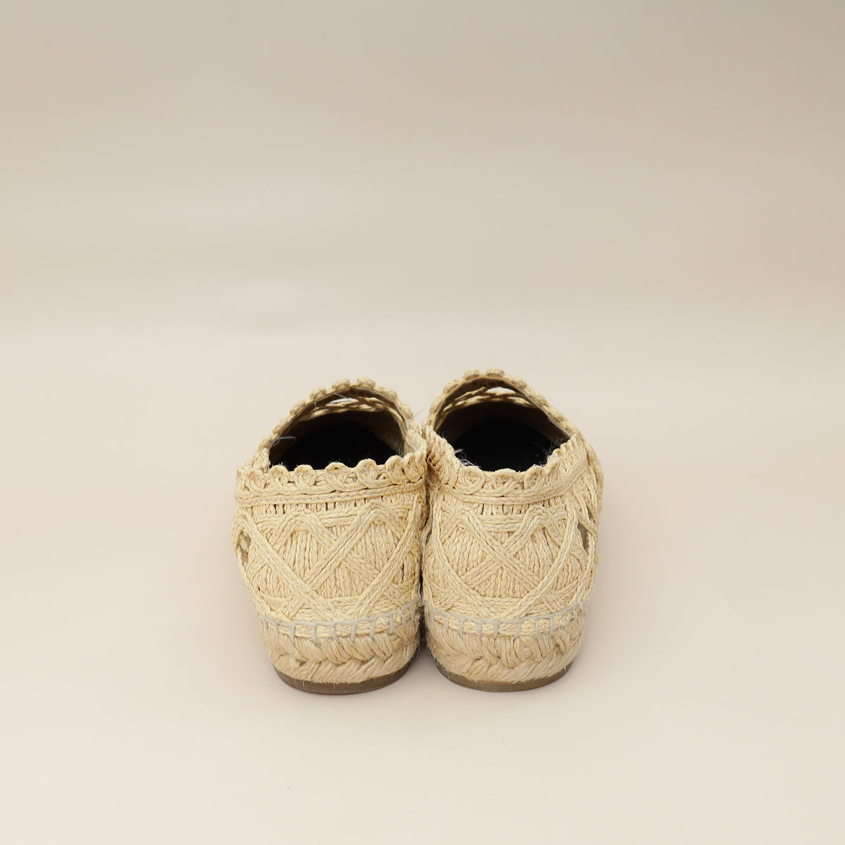 Chanel Bicolor CC Cap Toe Raffia Espadrille 38-Chanel-THE CLOSET