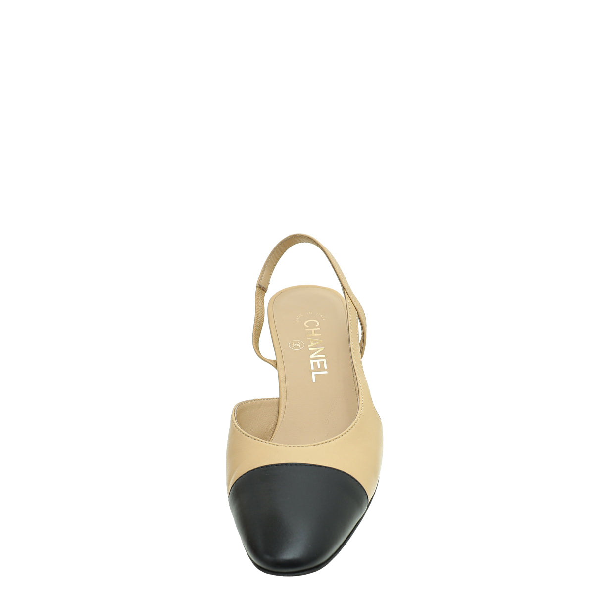 Chanel Bicolor CC Cap Toe Slingback 38-Chanel-THE CLOSET