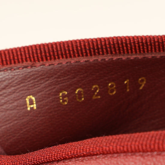 Chanel Dark Red Ballet Flats 39.5-Chanel-THE CLOSET