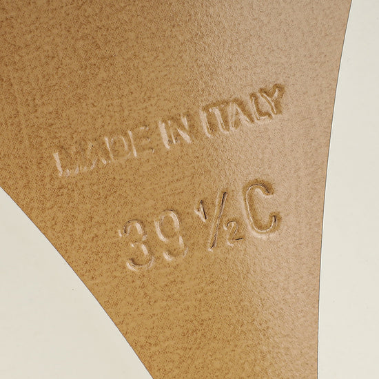 Chanel White Ivory Logo Patent Moccasins 39.5